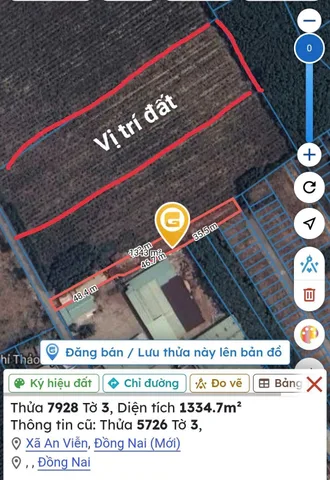 Bán Đất 8206m² giá 18 tỷ tại Xã An Viễn Đồng Nai