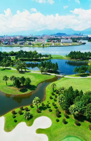 Chính Chủ Bán Lô Biệt Thự Đẹp Nhất Bắc Đầm Vạc DT200m Vuông Đẹp MT10m Sát Hồ & Sân Golf giá 51tr/m2 0988296228