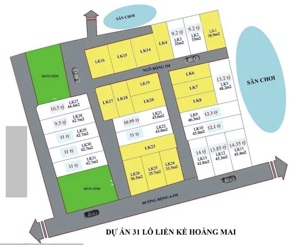 Bán Nhà riêng 45m² thổ cư 45m² giá 9 tỷ tại Phường Tân Mai Quận Hoàng Mai Hà Nội