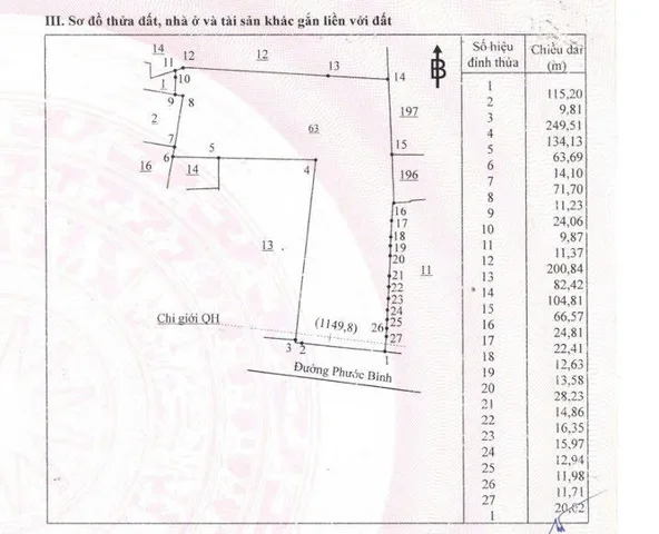 Bán Đất 65406m² giá 153 tỷ tại Xã Phước Bình Huyện Long Thành Đồng Nai