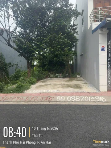 Bán 100m2 mặt trục Hoàng Dương Cái Tắt An Dương Hải Phòng
