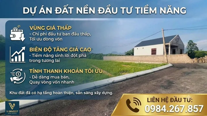 CHỈ 185TR SỞ HỮU ĐẤT NỀN TẠI LẠC THỦY, HÒA BÌNH
