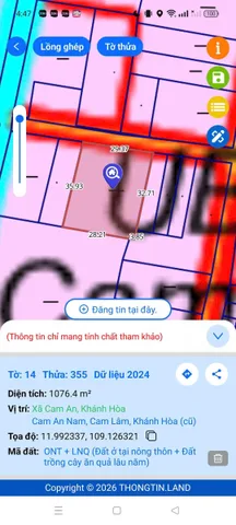 ĐẤT CHỢ CAM AN NAM GÁ CHỈ 180TR M NGANG