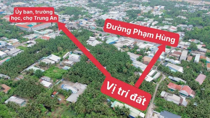 💞BÁN  1️⃣.1️⃣0️⃣0️⃣m2 THỔ CƯ đường ô tô 7C gần Nguyễn Công Bình - Trung An cách Phạm Hùng 100m