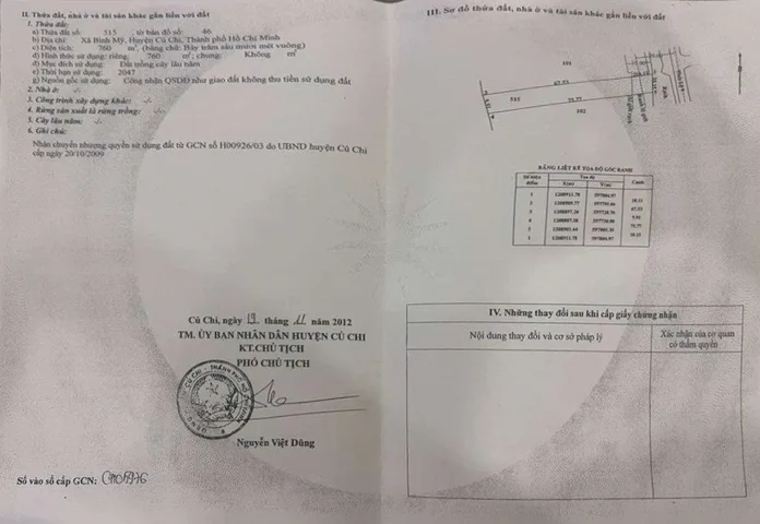 Bán đất MT đường Hà Duy Phiên 760m2 giá chỉ 26.31 triệu/m2