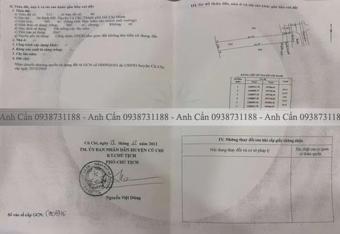 Bán đất MT đường Hà Duy Phiên 760m2 giá chỉ 26.31 triệu/m2