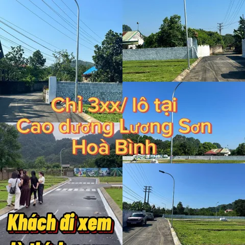 Đất Cao dương Lương Sơn HB 3xx