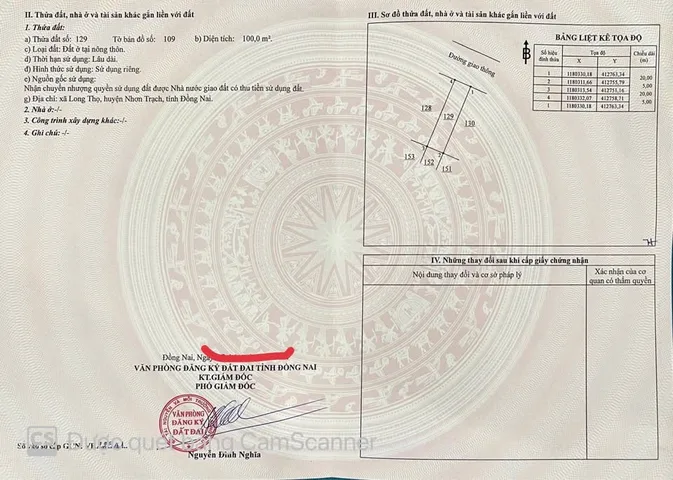 Lên sóng lô đất 100m2_xã Long thọ_vuông như cái bánh trưng! CHƯA ĐẾN 2 tỷ_Hỗ trợ vay bank 70%_Sổ sẵn công chứng nhanh lẹ!