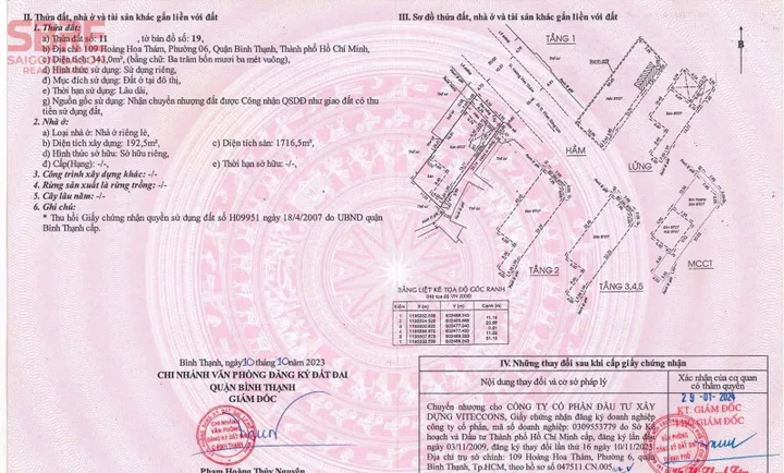 BDS HVL BÁN NHÀ 106 Hoàng Hoa Thám, phường 6, quận Bình Thạnh (nay là phường Gia Định, TPHCM)