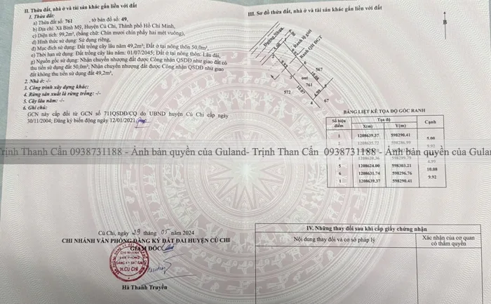 Bán đất full thổ cư mặt tiền đường 157 diện tích 99m2 giá chỉ 31.82triệu/m2