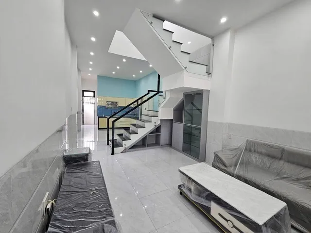 nhà mới  vô ở liền tại phường Đông Hưng Thuận Q12 HCM, 60m2(4x15m) SHR, giá chỉ 2T630TR Hỗ trợ Bank
