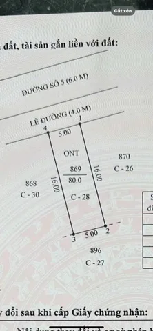 🏠BÁN NỀN C28 ĐƯỜNG SỐ 5 – KDC PHONG ĐIỀN – CẦU VÀM XÁNG – XÃ PHONG ĐIỀN, CẦN THƠ.