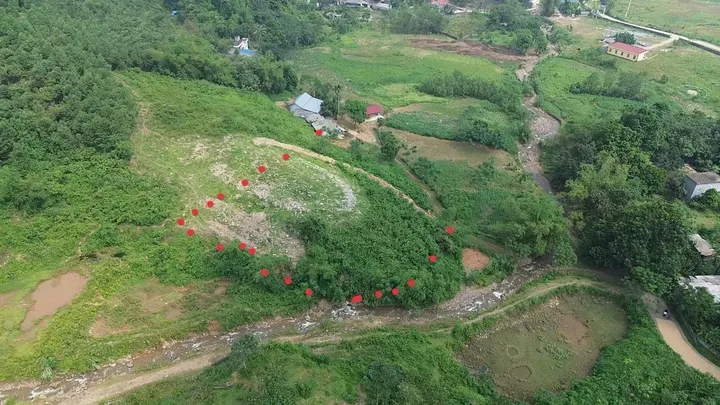 Tách bán 3500m, có thổ cư là 500m -  cao dương, HB - chỉ hơn 1tr/m