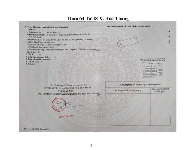 3. Cụm 11.467 m2 X. Hòa Thắng 
Hướng: Tây.
● Pháp lý: Sổ hồng riêng.
 GIAO THÔNG & VỊ TRÍ