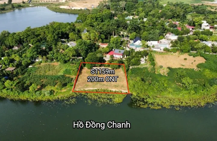 1159m 200tc - Bám Hồ Đồng Chanh hơn 40m - giá chỉ hơn 7tr/m