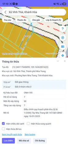 Bán lô đất thôn Thủy Tú (Vĩnh Thái) Nam Nha Trang, 3 tỷ/86.5m2