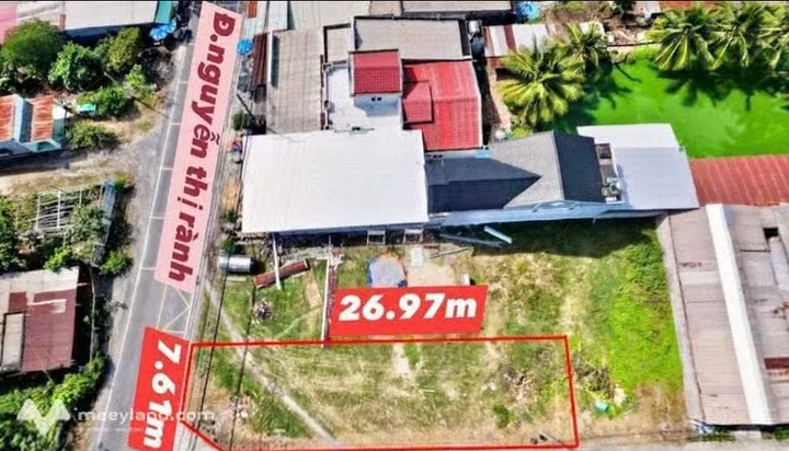 Bán gấp lô góc 2 mặt tiền 205m2 - Nguyễn Thị Rành - Nhuận Đức - Củ Chi