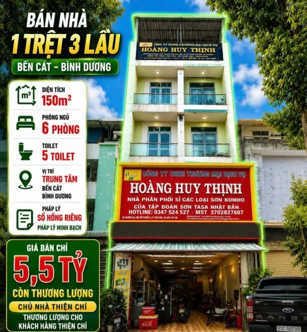 ĐỪNG MUA NHÀ CHỈ ĐỂ Ở – HÃY SỞ HỮU MỘT TÀI SẢN BIẾT SINH LỜI!
📍 Trung tâm Bến Cát, Bình Dương
🏠 Nhà phố mặt tiền 1 trệt 3 lầu