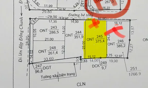 375m full thổ cư - mặt tiền 15m - đối diện khu nghỉ dưỡng Lasaveur - Nhuận Trạch, Lương sơn