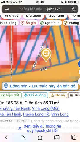 Cần bán đất nhà 85m đến xem có thương lượng