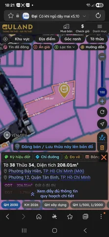 BDS  HVL [NC] BÁN NHÀ 339/5 NGUYỄN THÁI BÌNH  P12 TÂN BÌNH