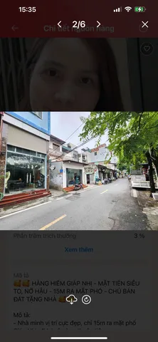 Bán nhà giáp nhị thịnh liệt diện tích 34 m xây nhà cấp 4 bán đất tặng nhà