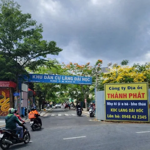 Bán đất kdc Làng Đại Học khu A , 10x25 . Giá: 95tr/m2
