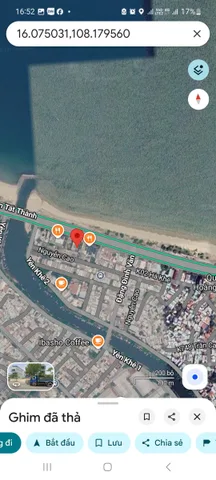 Mặt tiền View Biển Đường Nguyễn Tất Thành, Ngang 15M, View Biển, Tiện Xây Khách Sạn.