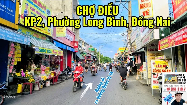 NHÀ HOÀN CÔNG 1L1T ĐẸP | SÂN XE HƠI, ĐƯỜNG RỘNG 6M | GẦN CHỢ ĐIỀU - KP2 Phường Long Bình - Đồng Nai