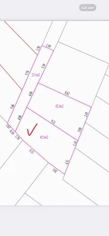 Chỉ 1,25 tỷ bán 45,5m2 đất Kim Thiều Phù Khê Bắc Ninh đường ô tô Lh 0385999322