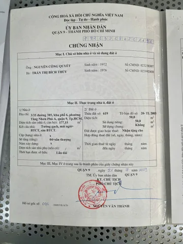 BDS HVL [NC] NHÀ ĐẸP - FULL NỘI THẤT - HẺM XE HƠI THÔNG