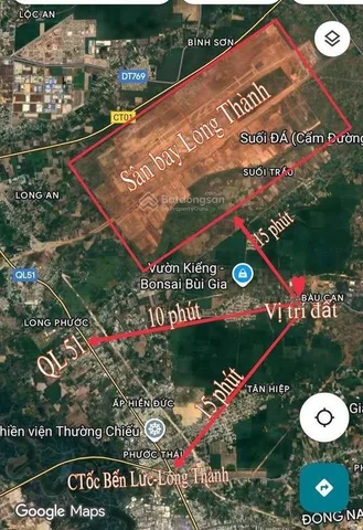 ĐẤT NỀN FULL THỔ CƯ 100% TẠI LONG PHƯỚC, ĐỒNG NAI - GẦN SÂN BAY LONG THÀNH - GIÁ CHỈ 1,5 TỶ - NGÂN HÀNG HỖ TRỢ VAY VỐN