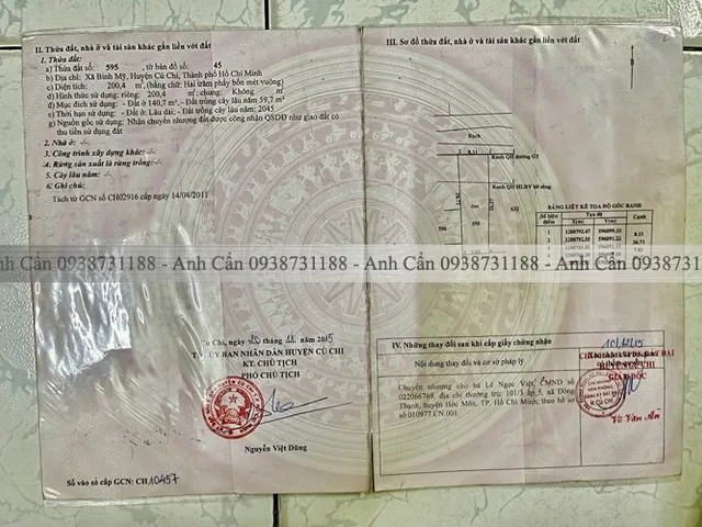 Bán đất hẻm 381 đường Bình Mỹ diện tích 179m2  giá chỉ 12.9 triệu/m2