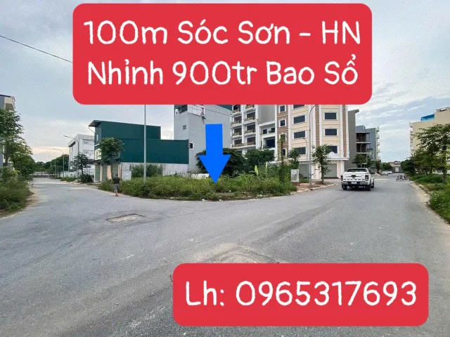 ĐẤT SÓC SƠN – CƠ HỘI ĐÓN ĐẦU HẠ TẦNG THỦ ĐÔ. Trong khi nhiều khu vực ven Hà Nội đã tăng giá mạnh thì Sóc Sơn vẫn đang là vùng đất còn nhiều dư địa phát triển. Diện tích 100m mặt tiền 5,5m, xung quanh dân cư đông đúc toàn biệt thự nhà vườn. Đất nằm ngay gi