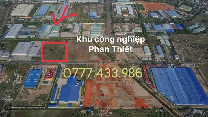 Bán đất KCN Phan Thiết, Bình Thuận, làm nhà xưởng sản xuất, diện tích lớn 11000m2