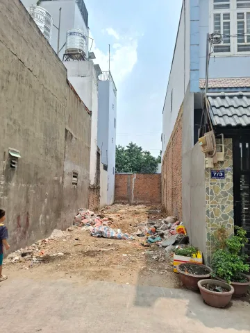 Bán đất Bình Trị Đông, Bình Tân, dt 4x20m sổ hồng riêng giá 6.2 tỷ