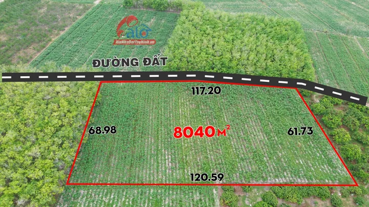 ngang 117 mét mặt đường phường Ninh Thạnh, Tây Ninh giá 25 triệu 1 mét ngang