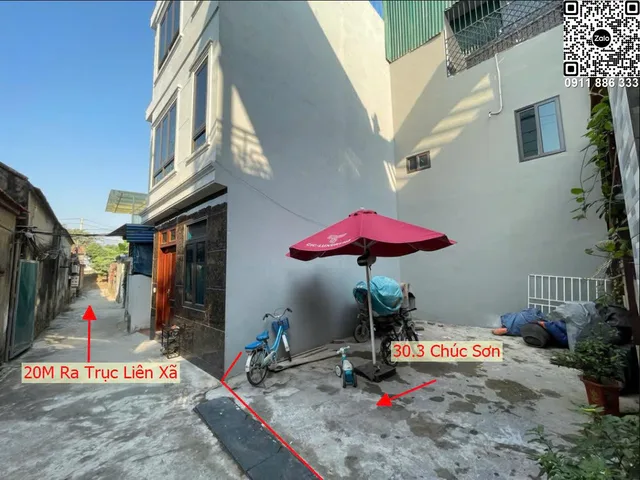 Bán đất TT Chúc Sơn Chương Mỹ, tài chính nhỉnh 2 tỷ, 30m ra trục chính
