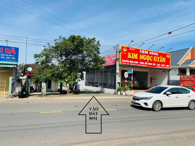 Lô víp 6x41. sát bên tiệm vàng. Đường nhựa kinh doanh sầm uất. Đất tại Phú Giáo - Bình Dương