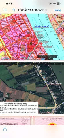 CẦN SANG LẠI 24.000M2 ĐẤT MT NAM SÔNG HẬU TT ĐẠI NGÃI DÂN CƯ HIỆN HỮU SÁT CHỢ GIÁ 22 TỶ