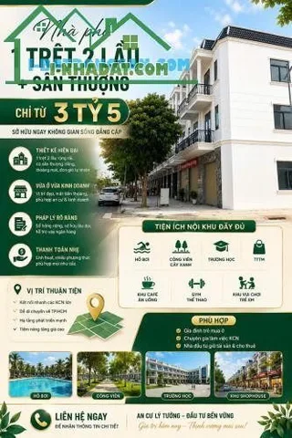 🏡 NHÀ PHỐ TRUNG TÂM TP. HỒ CHÍ MINH – 1 TRỆT 2 LẦU + SÂN THƯỢNG
