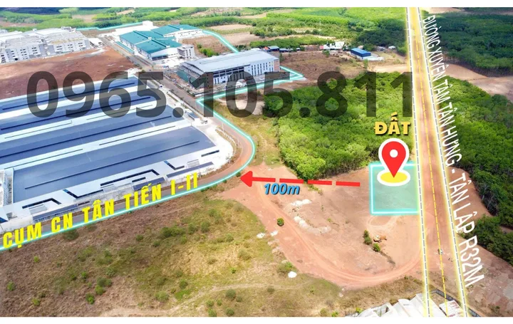 Mặt tiền Xuyên Tâm ngang 7m sát nhà máy, xây trọ làm xưởng được luôn, giá 480tr