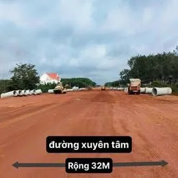 Đất mặt tiền Xuyên Tâm 32m, sát Cụm Công Nghiệp Tân Tiến 1,2 giá 400tr