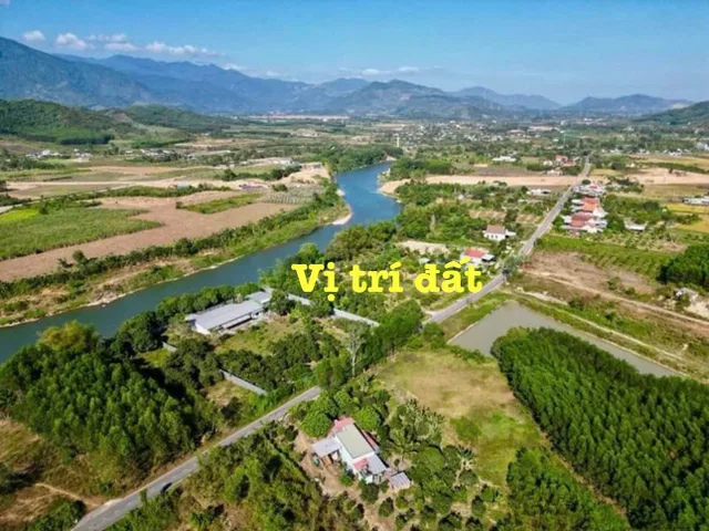 Bán đất vườn tỉnh lộ 2, giáp sông Cái, Diên Thọ, dt 2600m2 , view sông đẹp, giá 6 tỷ tl
