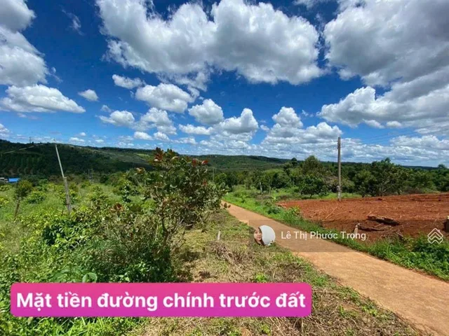 Đất có thổ cư mặt tiền đẹp, 450 triệu/1268,3m2 (200m2 thổ cư) ngang 10 mét, view đẹp, ôtô tận nơi
