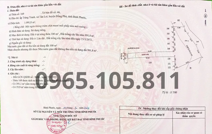 1sào1 sẵn 100m thổ ngay Uỷ ban Tân Lợi, 2 mặt tiền trước sau, có suối, gần hồ Tân Hoà. Giá 680tr