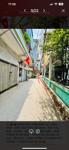 Bán đất hoàng mai oto vào nhà , ngõ thông ra tứ phía đất đẹp