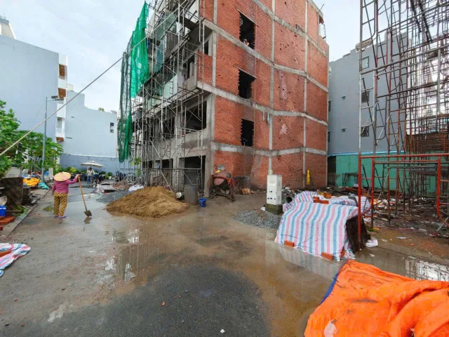 Lô đất vuông vức diện tích 66m² nằm gần mặt tiền đường Bùi Văn Ba, Phường Tân Thuận Đông, Quận 7