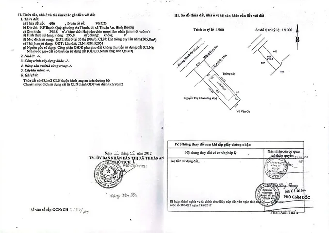 Bán đất mặt tiền Thạnh Quý diện tích 296m2 giá chỉ 22triệu/m2