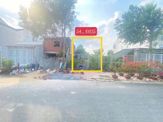 BÁN NỀN ĐẸP KDC HỒNG LOAN 5C --- Nền số 54 – Đường số 15. LH 0949946604 QUÝ